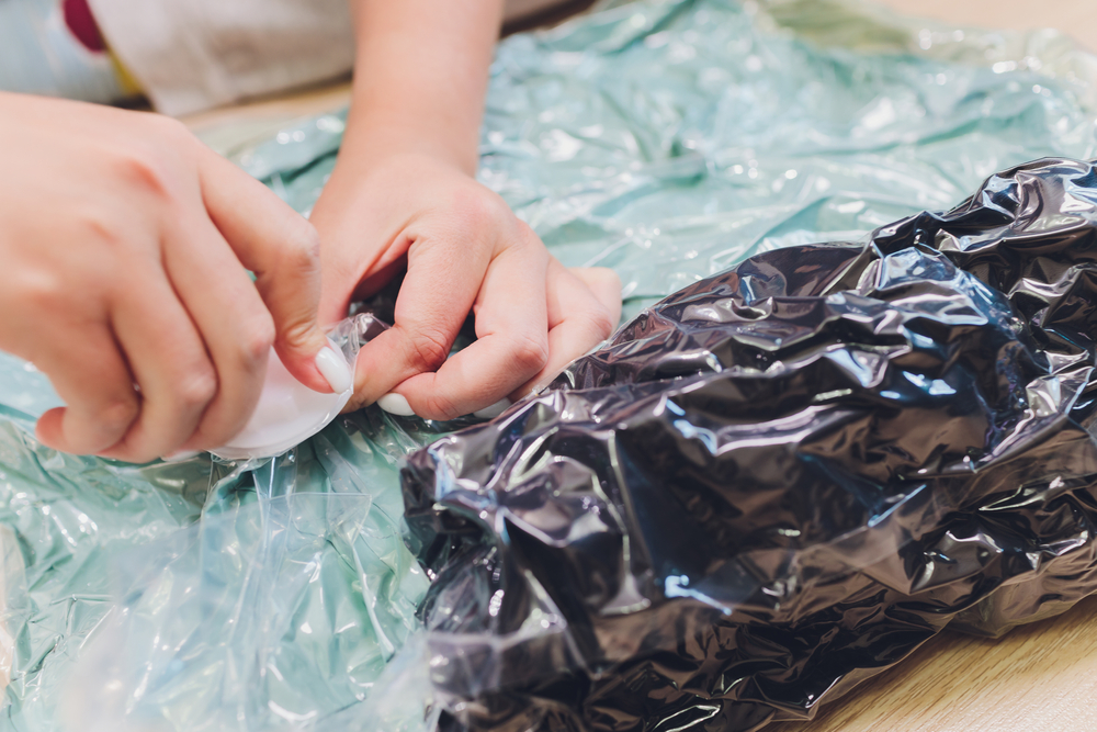  vacuum sealing clothing helps with creating more space to store clothes
